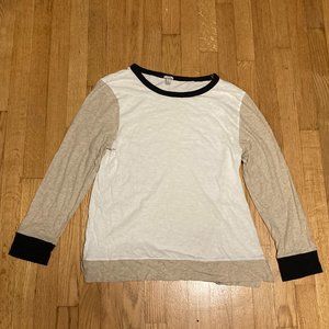 J. Crew Color block Top